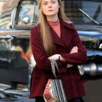 Elle Fanning Peacoat