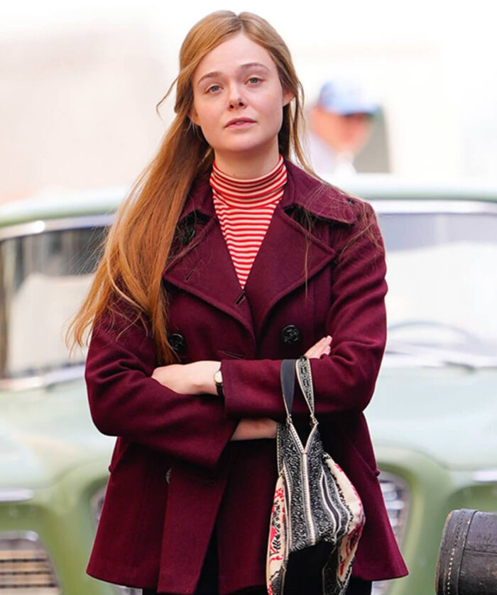 Elle Fanning Peacoat