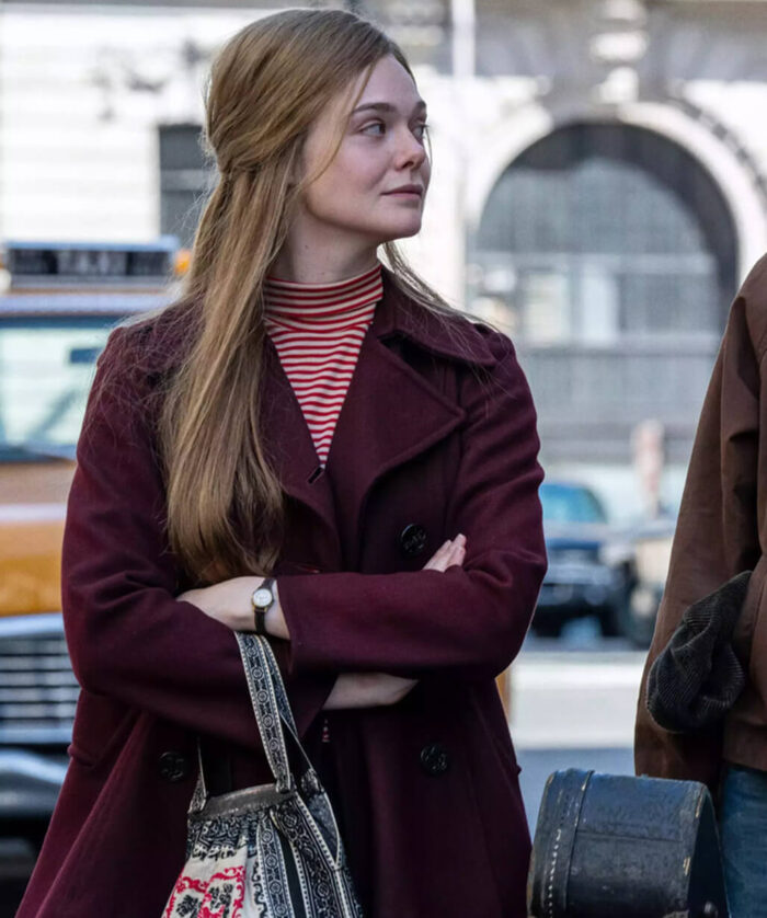 Elle Fanning Peacoat