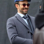Charlie Cox Grey Coat
