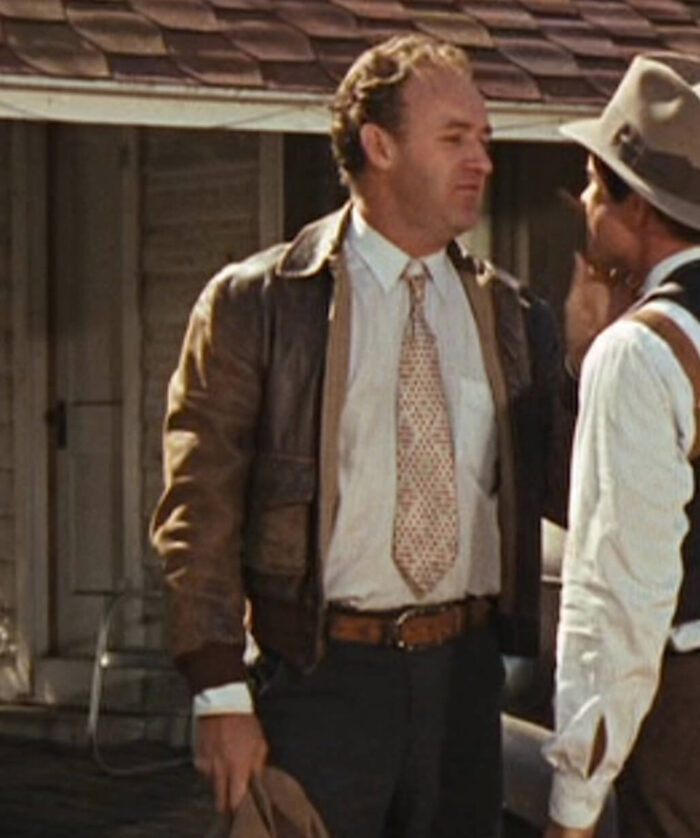 Gene Hackman Leather Jacket