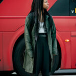 Myha’la Green Coat