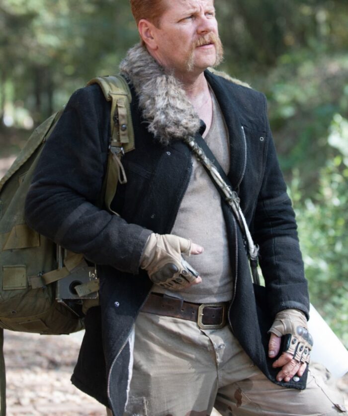 Abraham Ford The Walking Dead Black Wool Jacket