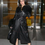 Charli XCX Leather Coat