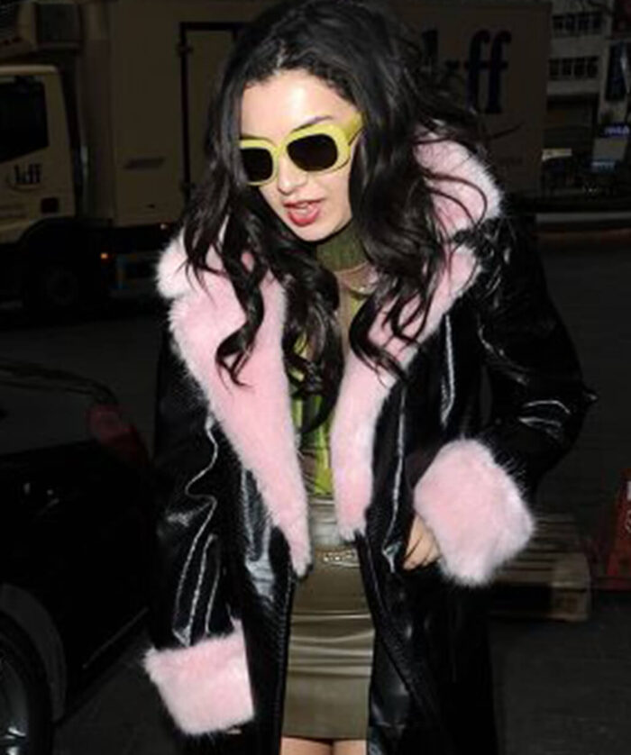 Charli XCX Black Coat