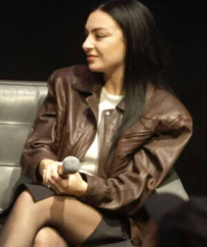 Charli XCX Brown Jacket