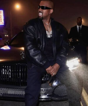 YZY Bomber Leather Jacket