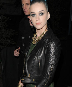 Katy Perry Biker Leather Jacket