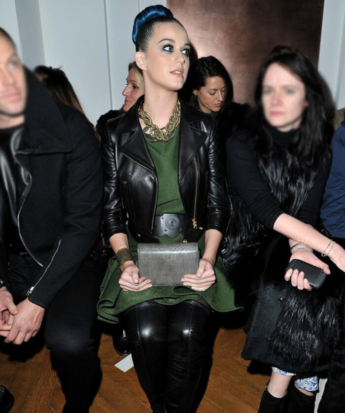 Katy Perry Biker Leather Jacket