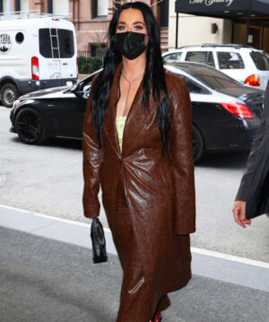 Katy Perry Brown Coat