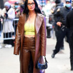 Katy Perry Brown Coat