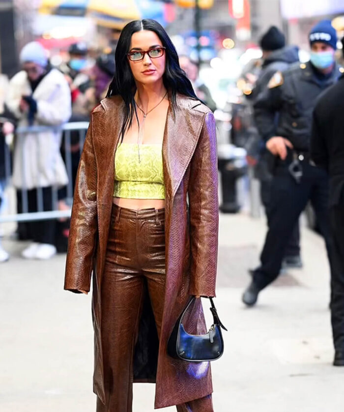 Katy Perry Brown Coat