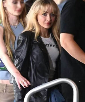 Sabrina Carpenter Black Jacket