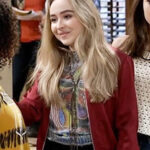 Sabrina Carpenter Girl Meets World S3 Maya Red Bomber Jacket - Image 1