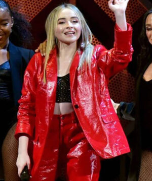 Sabrina Carpenter Red Blazer