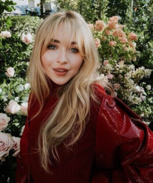 Sabrina Carpenter Leather Coat