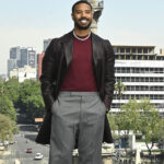 Michael B. Jordan Leather Coat