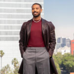 Michael B. Jordan Leather Coat