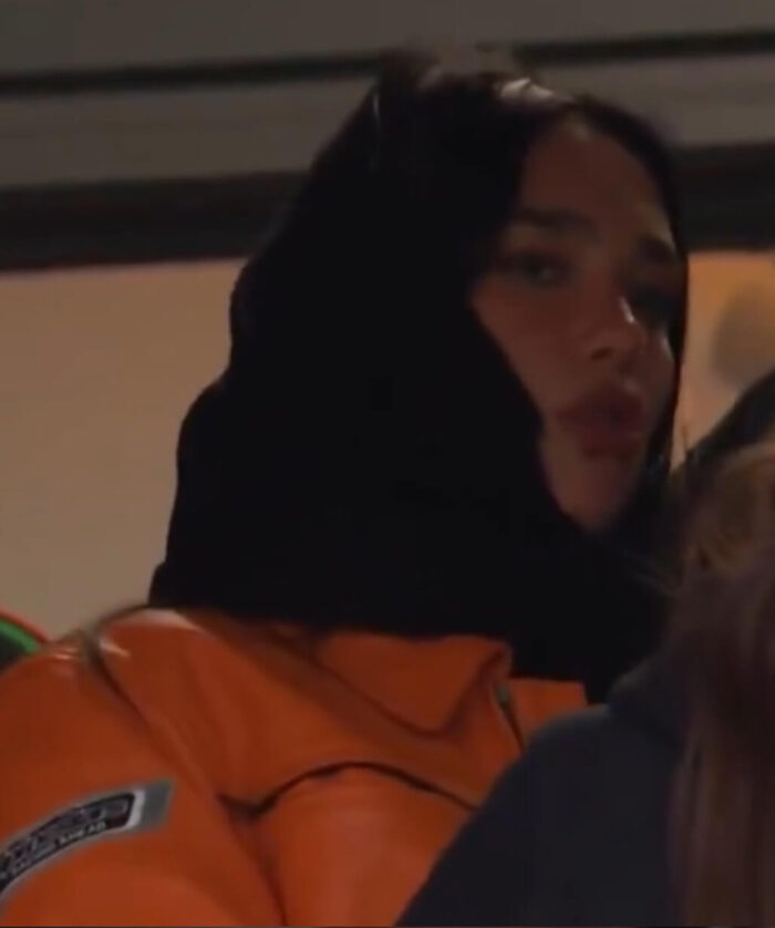 Dua Lipa Orange Jacket