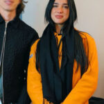 Dua Lipa Orange Jacket