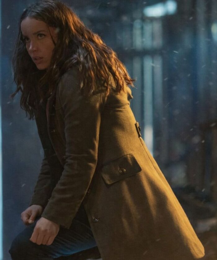 Eve Macarro Ballerina 2025 Grey Wool Coat