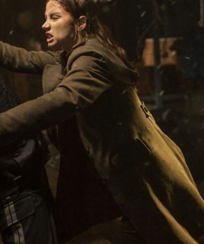 Eve Macarro Ballerina 2025 Grey Wool Coat Women