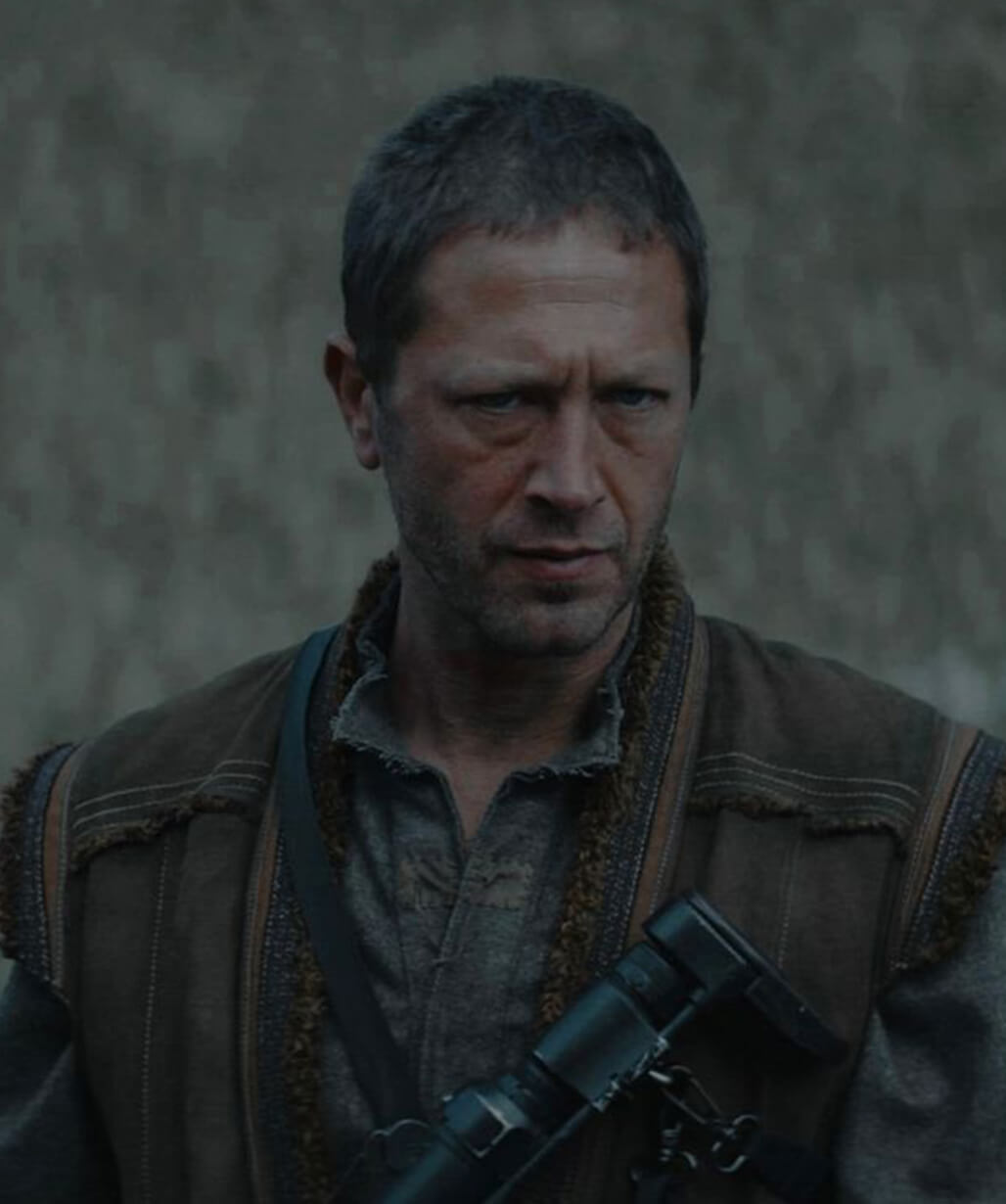 Arvel Skeen Star Wars Andor Green Vest - USA Leather Factory