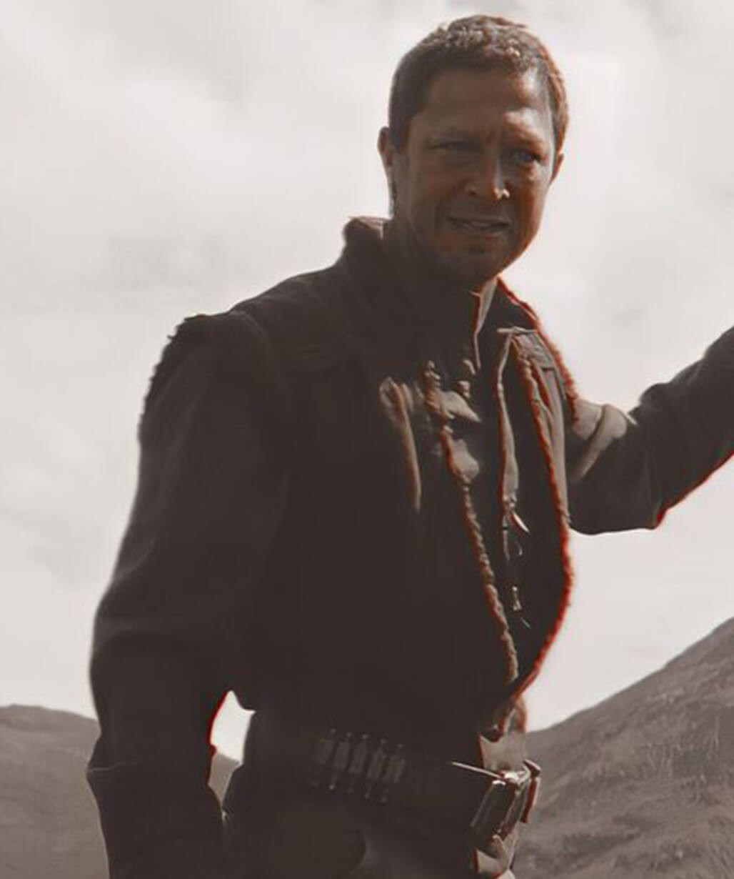 Arvel Skeen Star Wars Andor Green Vest - USA Leather Factory