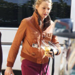 Blake Lively Brown Jacket