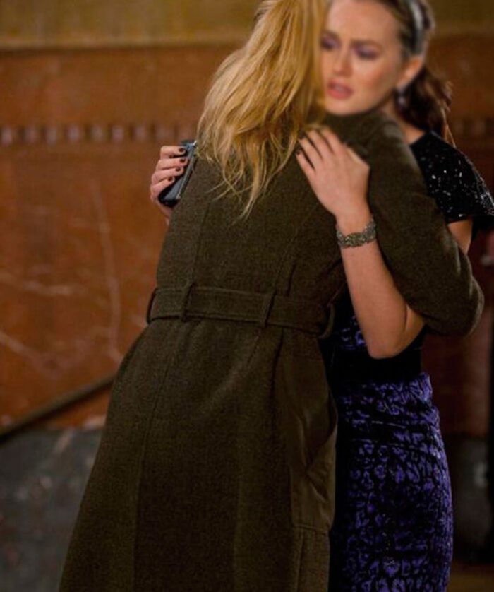 Blake Lively Brown Coat