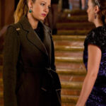 Blake Lively Brown Coat