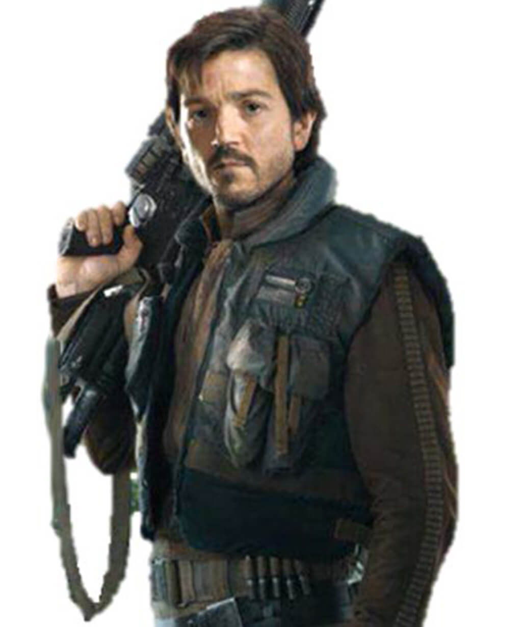 assian Andor Rogue One: A Star Wars Story Blue Vest
