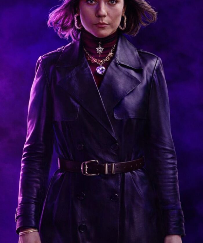 Eve Macarro Ballerina 2025 Black Leather Coat