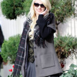 Taylor Momsen Grey Coat
