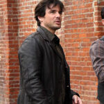 Matthew Settle Leather Jacket
