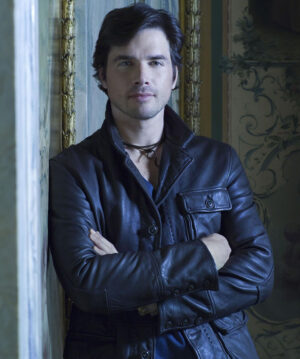 Matthew Settle Leather Jacket