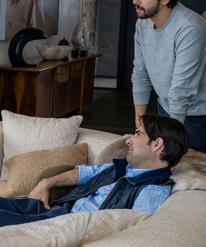 Jason Schwartzman Blue Vest