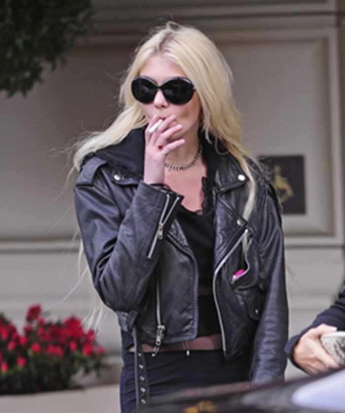 Taylor Momsen Biker Jacket