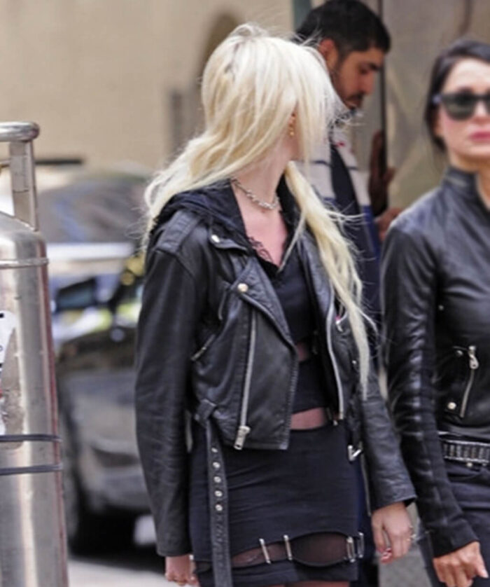 Taylor Momsen Biker Jacket