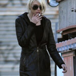 Jenny Humphrey Leather Coat