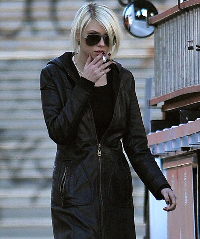 Jenny Humphrey Leather Coat