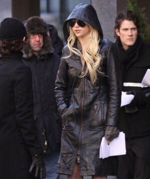 Jenny Humphrey Leather Coat