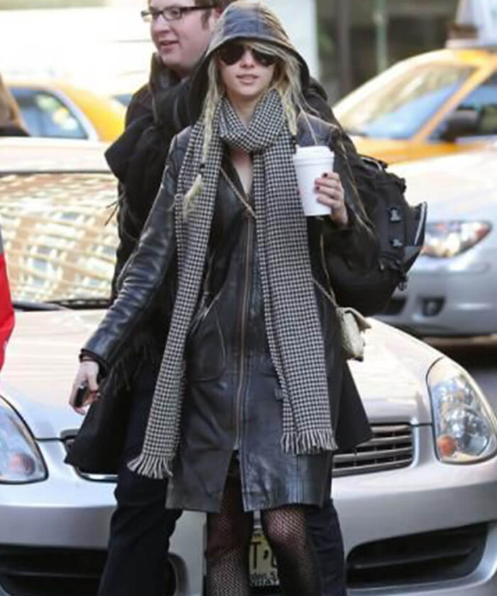 Jenny Humphrey Leather Coat