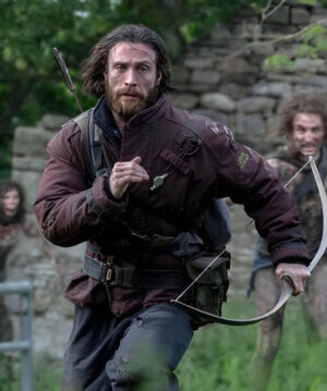 Aaron Taylor-Johnson 28 Years Later Jamie Maroon Jacket
