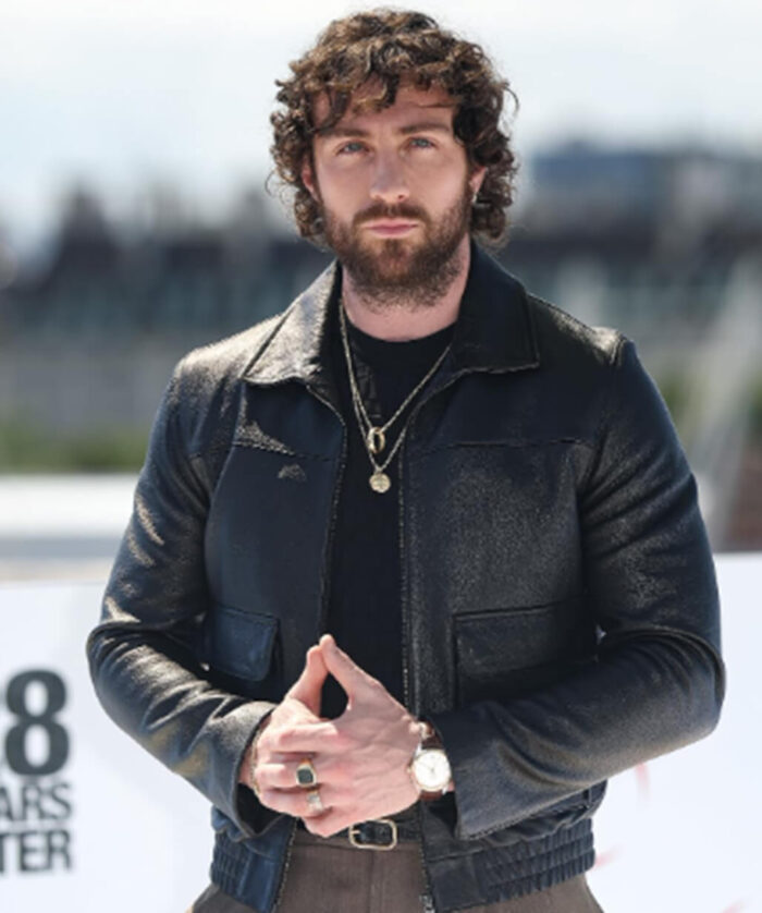 Aaron Taylor-Johnson Leather Jacket