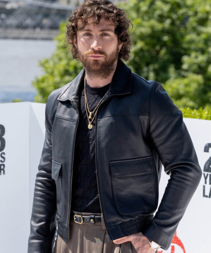 Aaron Taylor-Johnson Leather Jacket