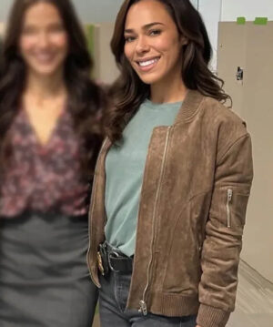 Amber Oliveras Suede Jacket