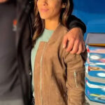 Amber Oliveras Suede Jacket