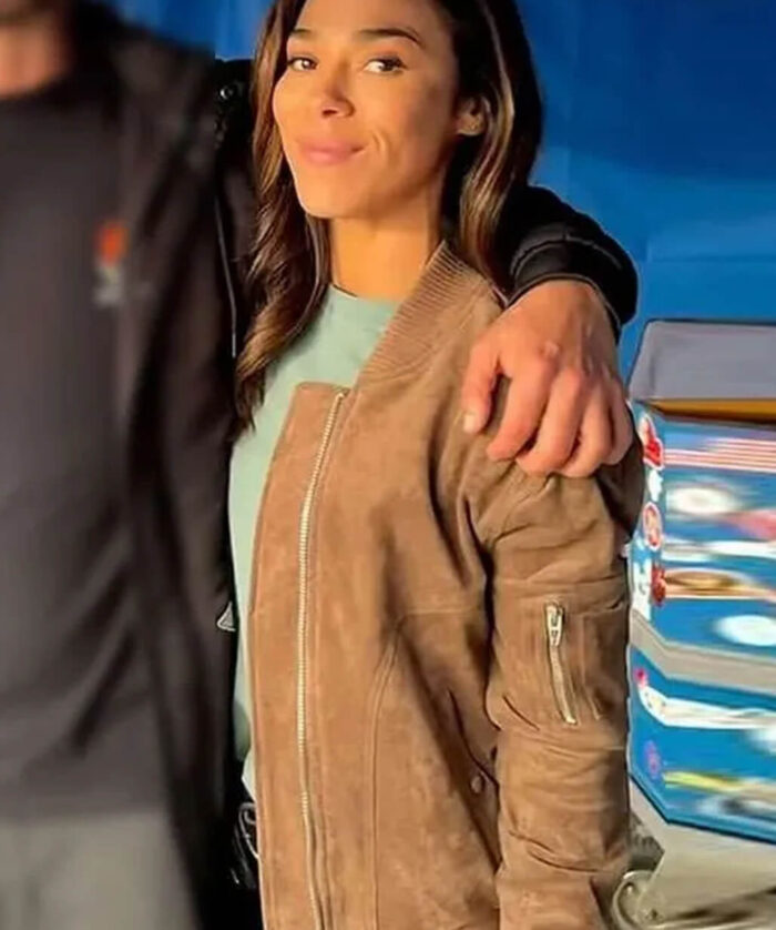 Amber Oliveras Suede Jacket