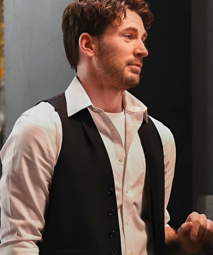 Chris Evans Black Vest